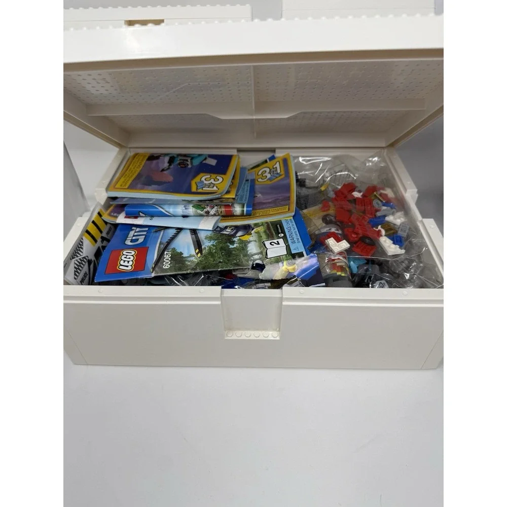 IKEA LEGO Bygglek Set If 3 Storage Boxes With Random Legos